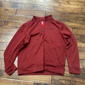 Men’s Red quarter zip jacket